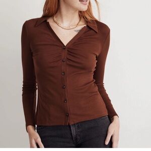 NWT Madewell Polo Cardigan Size Small